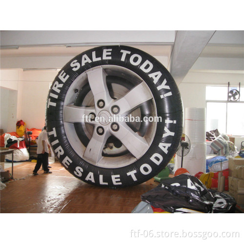 Customized Inflatable tire ad